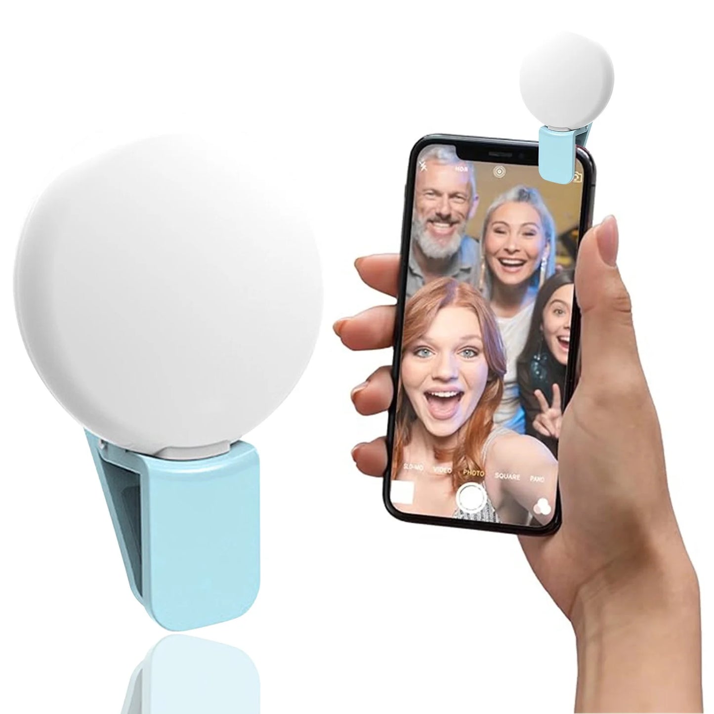 Mini Anneau Lumineux, Petit Et Amélioré À Clipser, Lumière LED Portable Pour Téléphone