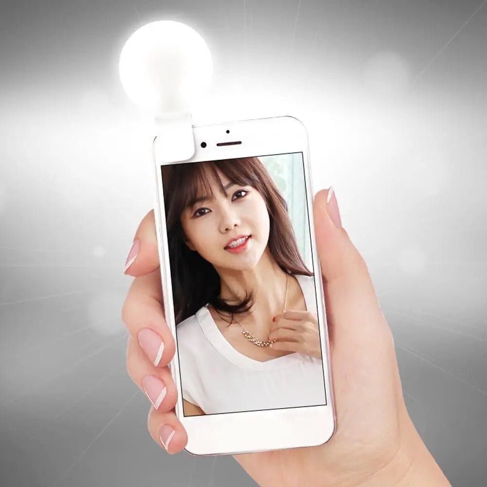 Mini Anneau Lumineux, Petit Et Amélioré À Clipser, Lumière LED Portable Pour Téléphone
