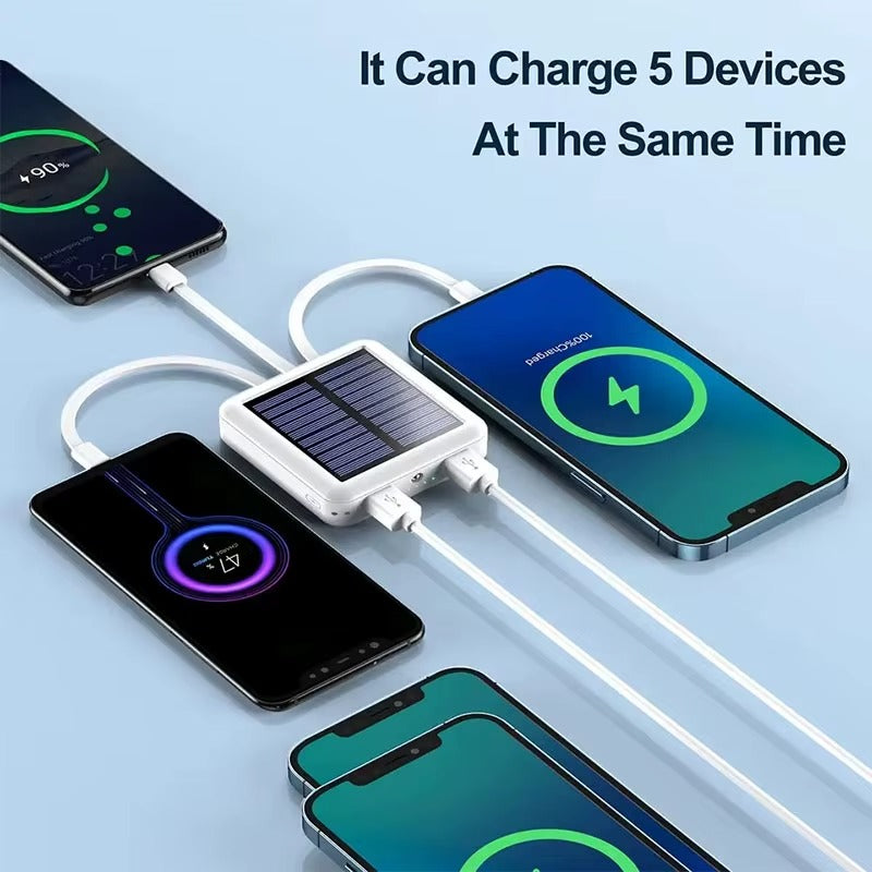 Chargeur Portable solaire 100000mAh,