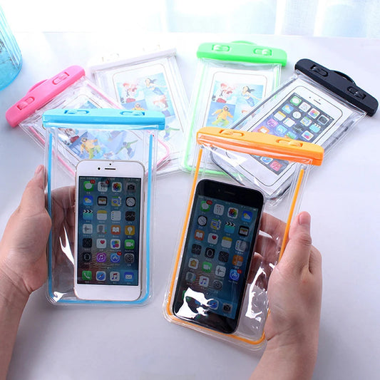 Pochette Étanche Universelle en PVC – Protection Smartphone Été & Voyage